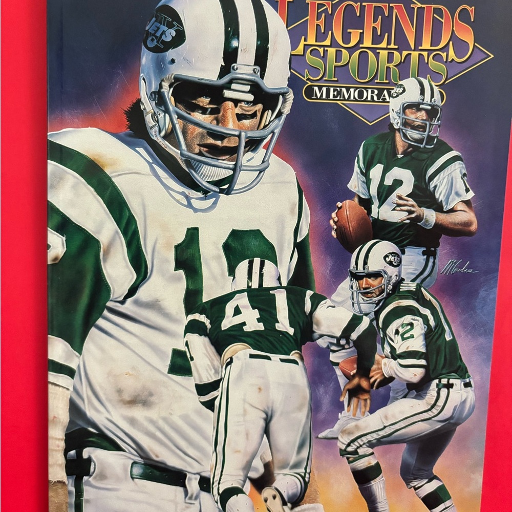 1994 legends sports magazine featuring Joe Namath